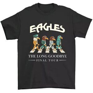 Eagles Band Vintage 80s T-Shirt, rock music 2024 concert merch final tour